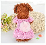 Spring Summer Dog Dress Pet Dog Clothes for Small Dog Wedding  lace princess Dress Skirt Puppy Clothing Spring Pet Clothes