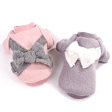 Winter pet coat clothes for dogs bow Winter clothing Warm Dog sweater for small dogs Christmas big dog coat Winter clothes teddy