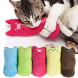1 Pcs Catnip Cat Toys Pillow Interactive Cat Toy Catnip Pet Supplies Pillow Thumb Plush Teeth Grinding Bite Mint Cat Accessories