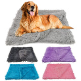 Long Plush Pet Dog Blankets double Fluffy Pet cat Bed Mat Deep Sleeping Soft Winter Warm Covers for Dogs Cats Mattress