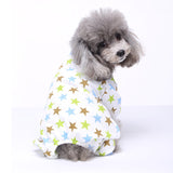Pet Dog sleeping Clothes Winter Warm Jumpsuit Nightgown Cotton Pyjamas For Small Dog Medium Dog Leisure Durable Pet Jumpsuit