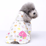 Pet Dog sleeping Clothes Winter Warm Jumpsuit Nightgown Cotton Pyjamas For Small Dog Medium Dog Leisure Durable Pet Jumpsuit