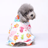 Pet Dog sleeping Clothes Winter Warm Jumpsuit Nightgown Cotton Pyjamas For Small Dog Medium Dog Leisure Durable Pet Jumpsuit